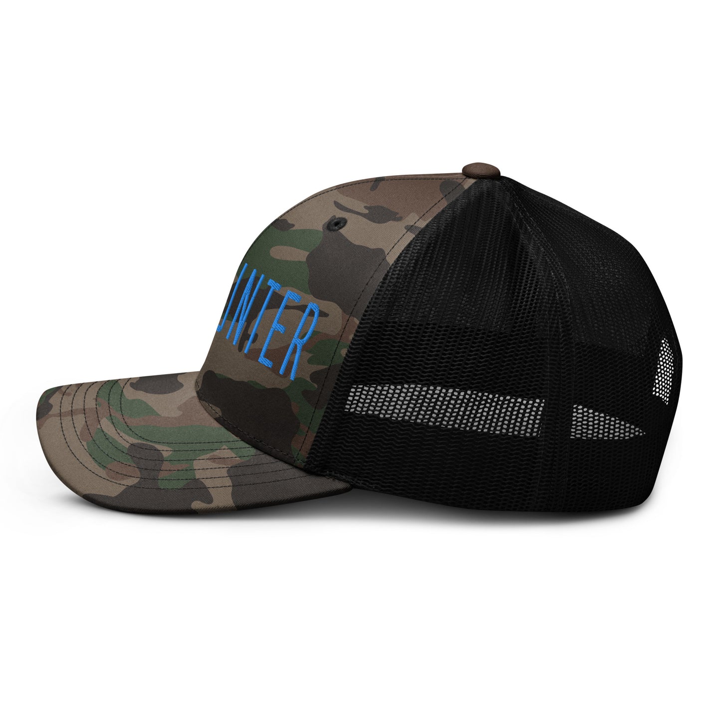 Bug Hunter camouflage trucker hat