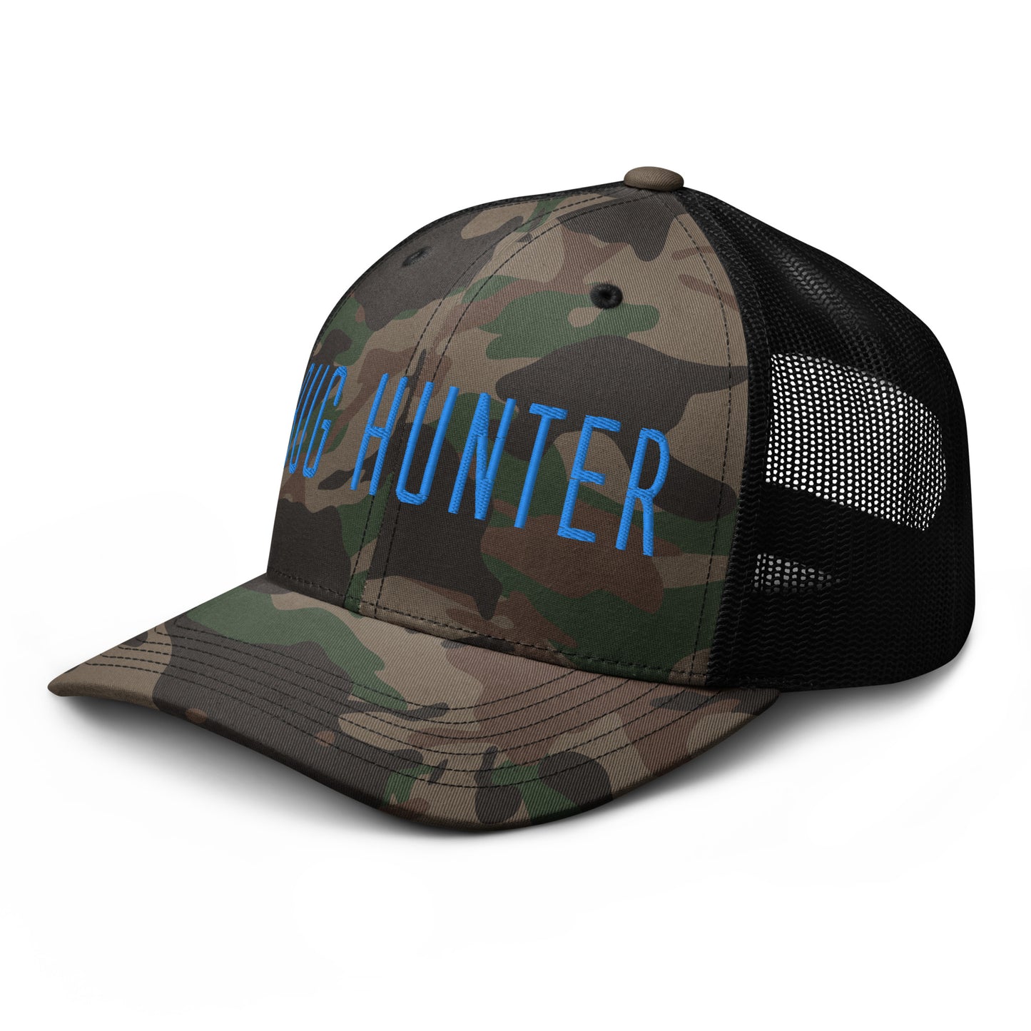 Bug Hunter camouflage trucker hat