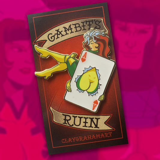 Gambit's Ruin 2" Enamel Pin