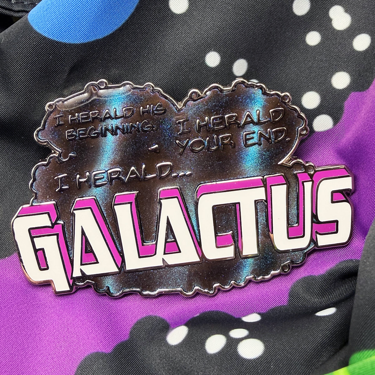 Herald's Message 2.75" Enamel Pin