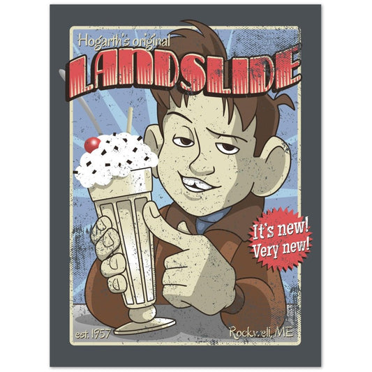 Tasty Landslide semi-gloss poster