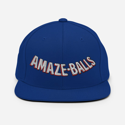 Amaze-Balls snapback hat