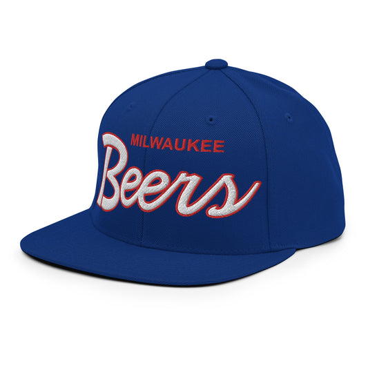 Milwaukee Beers AWAY snapback hat