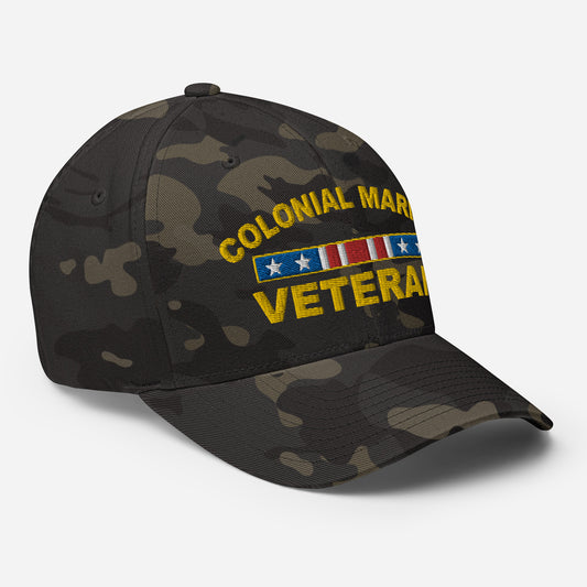 Colonial Marine Veteran flexfit baseball hat