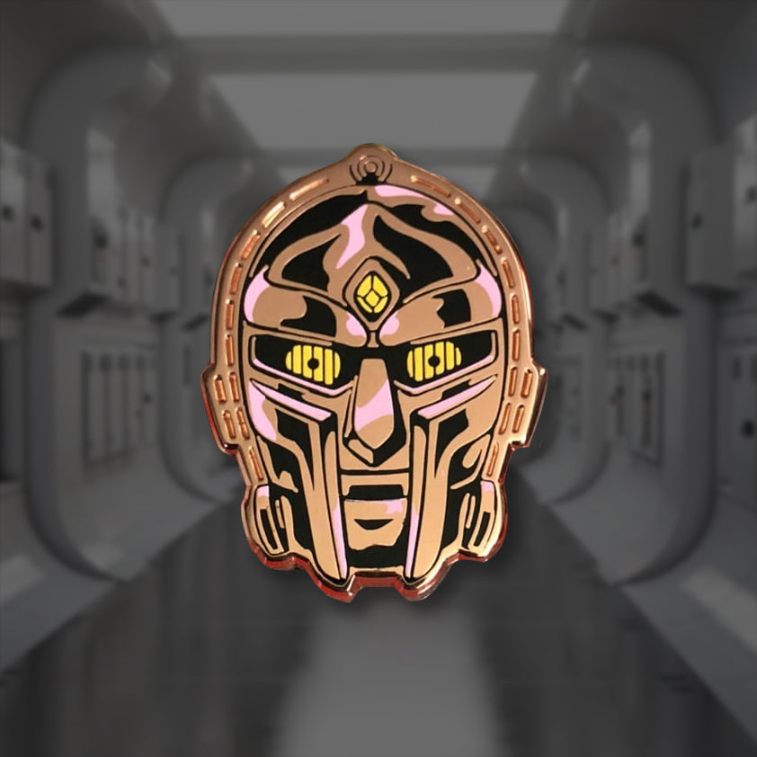We're DOOM'd 1.25" hard enamel pin