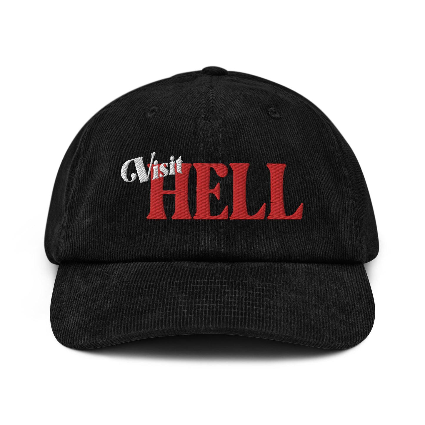 Visit Hell corduroy hat