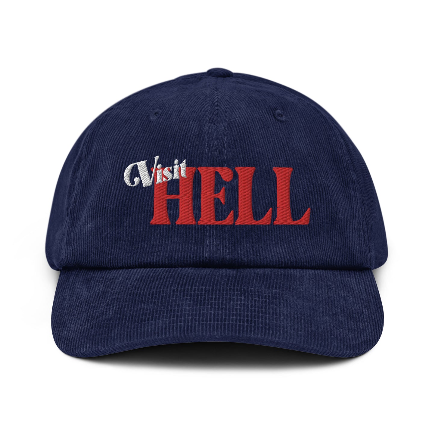 Visit Hell corduroy hat