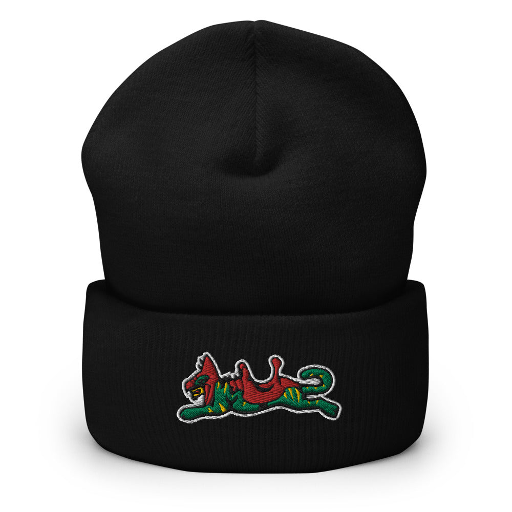 Le Chat De Bataille embroidered beanie