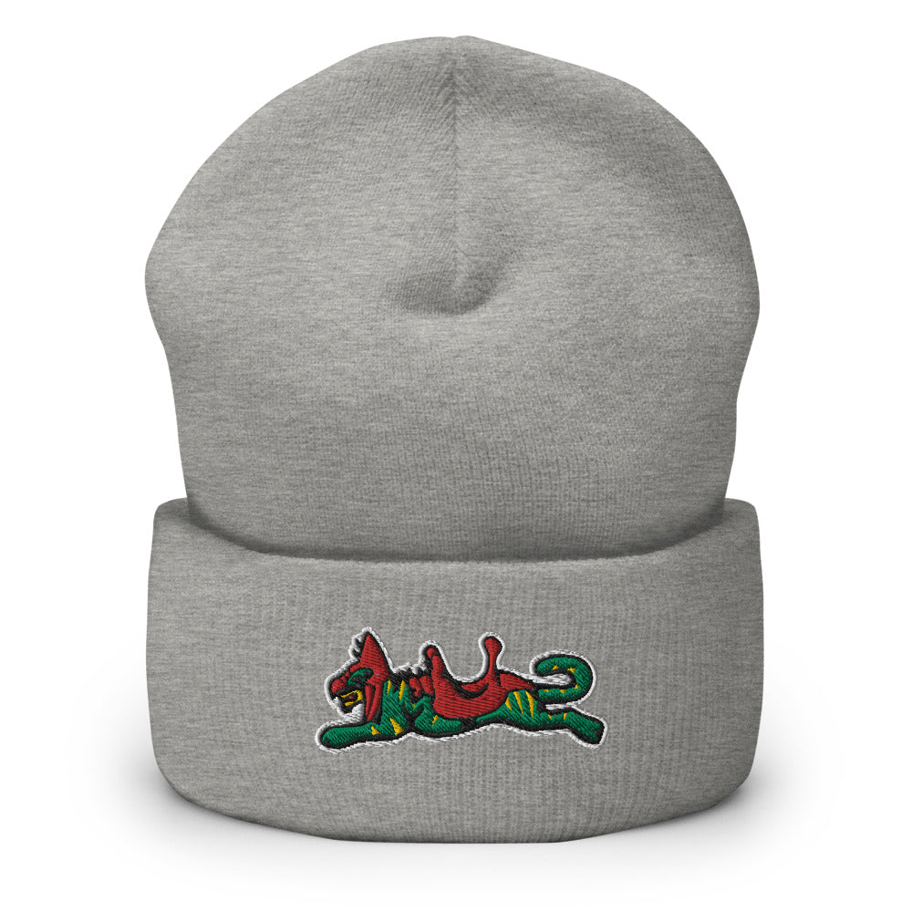 Le Chat De Bataille embroidered beanie
