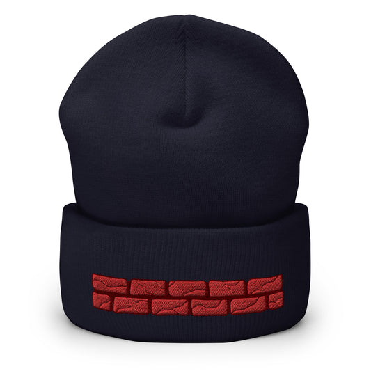 Brick Wall Peeker beanie