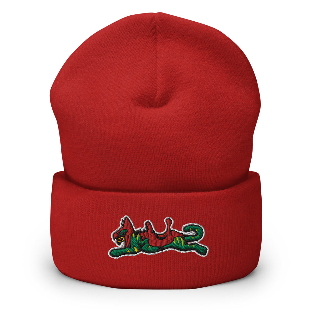 Le Chat De Bataille embroidered beanie