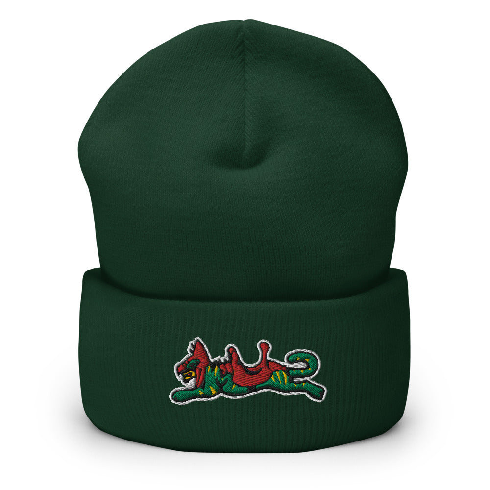 Le Chat De Bataille embroidered beanie