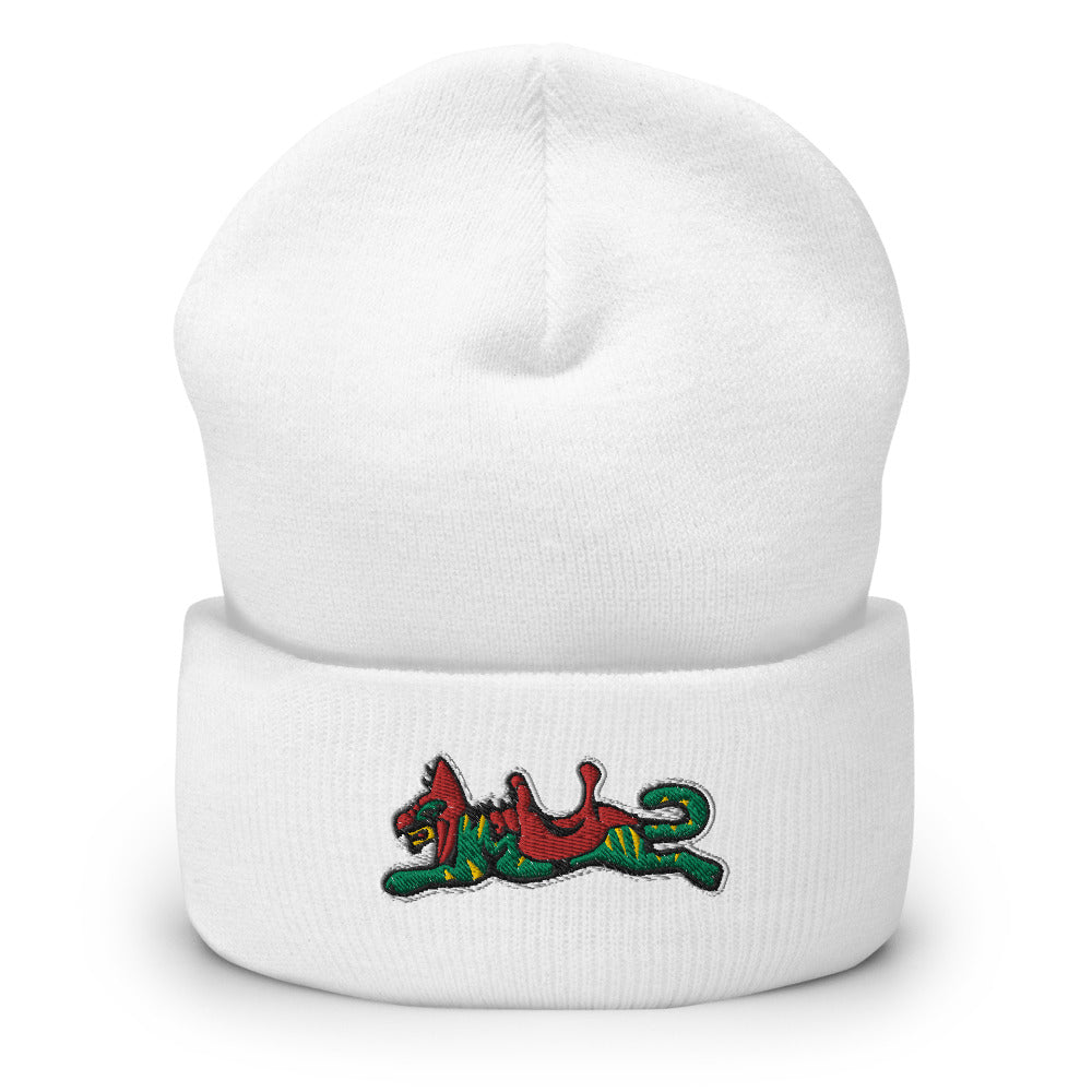 Le Chat De Bataille embroidered beanie