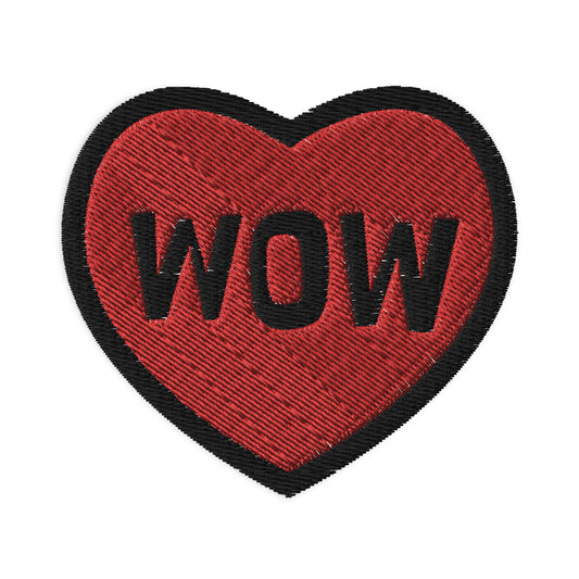 WOW Tattoo Heart patch