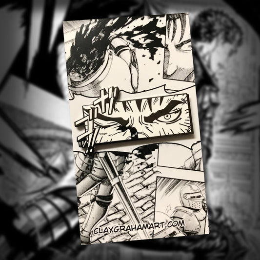Guts' Rage! 1.75" Hard Enamel Pin
