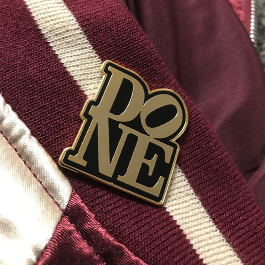 Done With Love 1.25" Hard Enamel Pin
