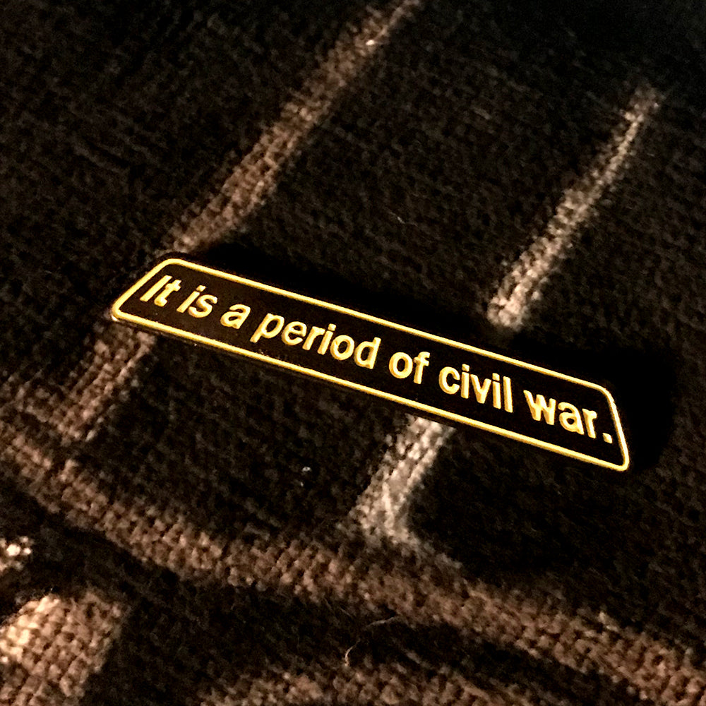 Intergalactic Civil War 2" Soft Enamel Pin