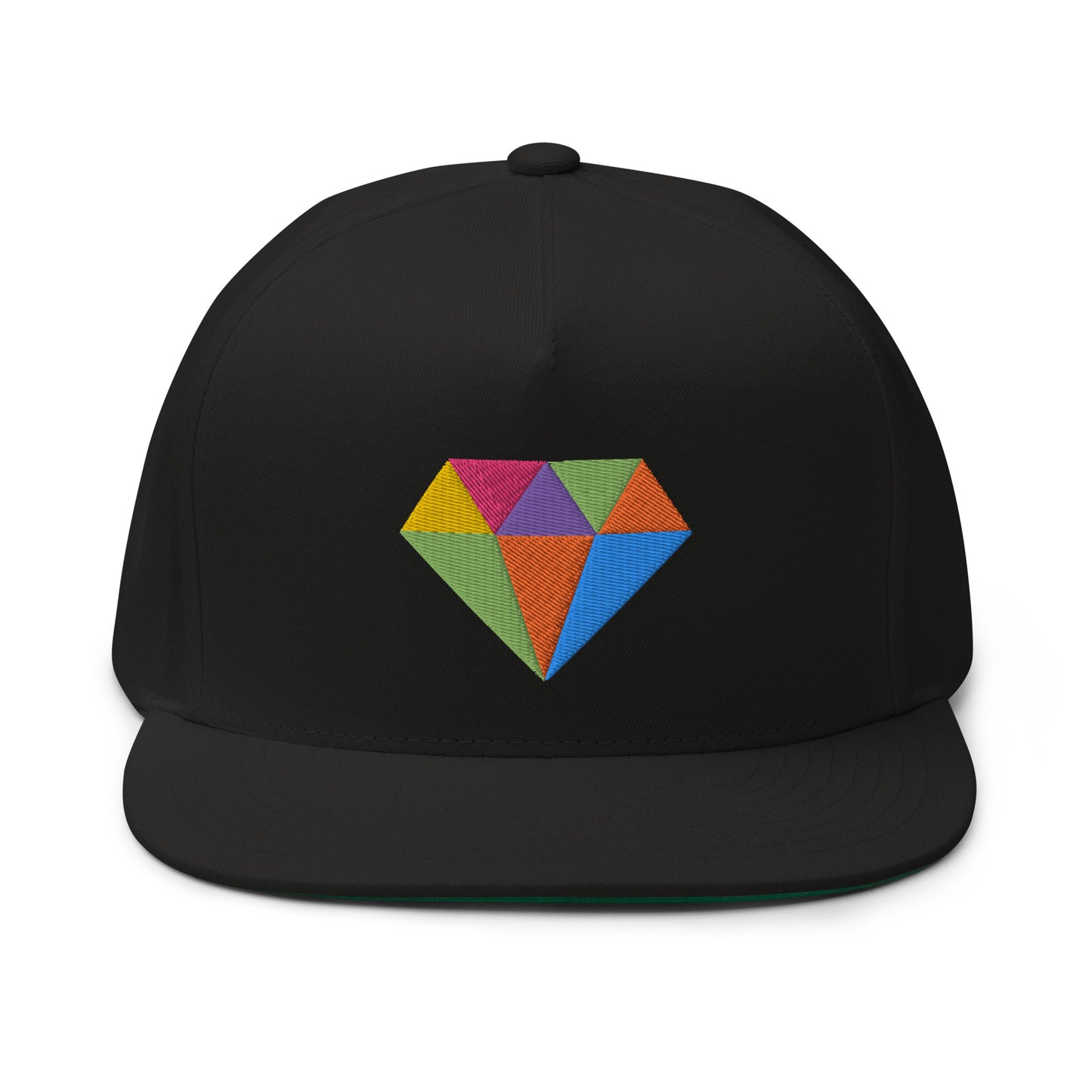 Facets snapback hat