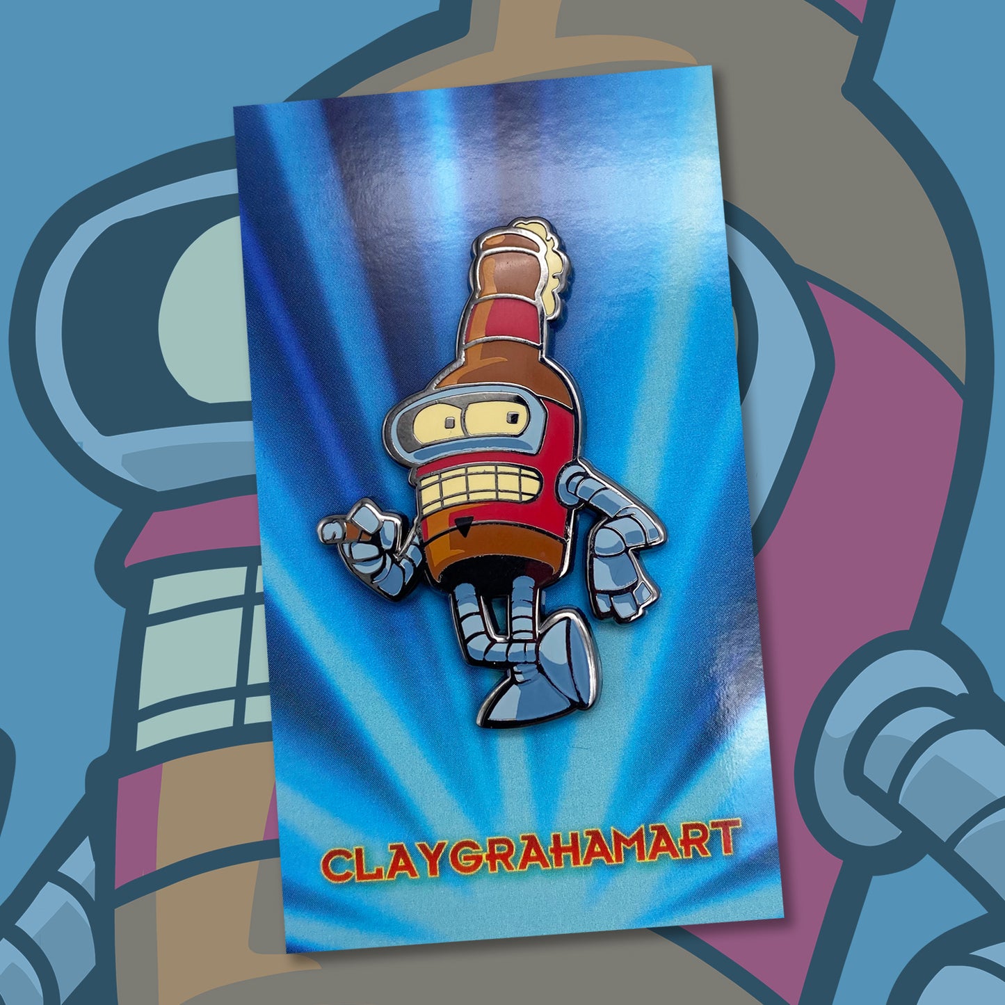 You Are What You Drink Bender 2" hard Enamel Pin