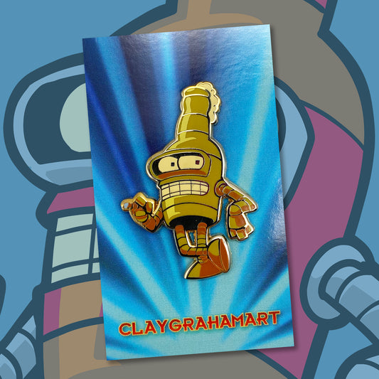 You Are What You Drink Bender 2" hard Enamel Pin