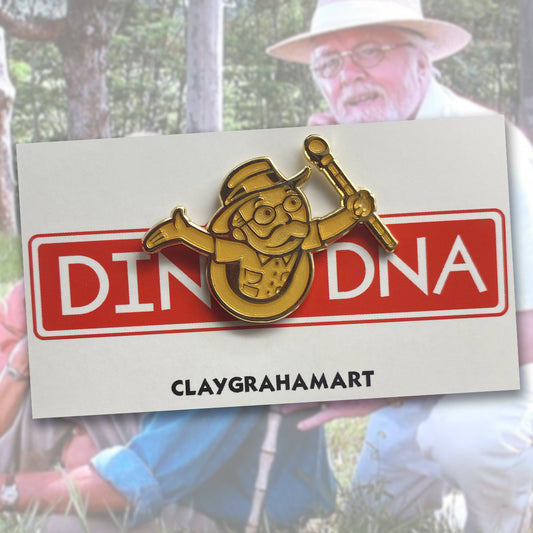 Jurassic Parker Brothers 1.75" Hard Enamel Pin