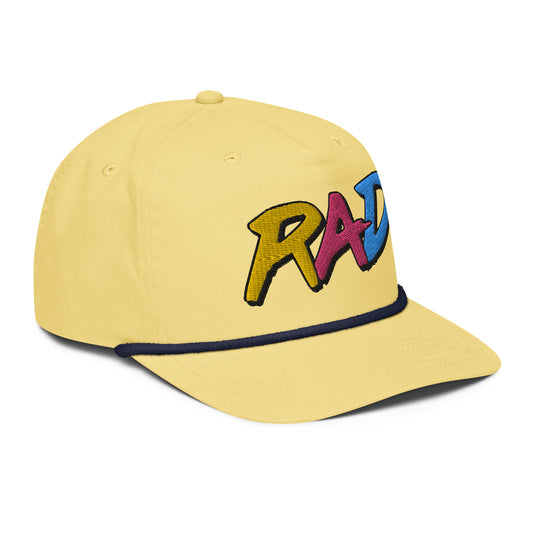 RAD retro snapback hat