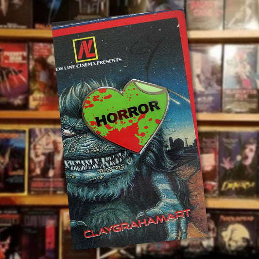 I Heart the Horror Section 1.25" Hard Enamel Pin