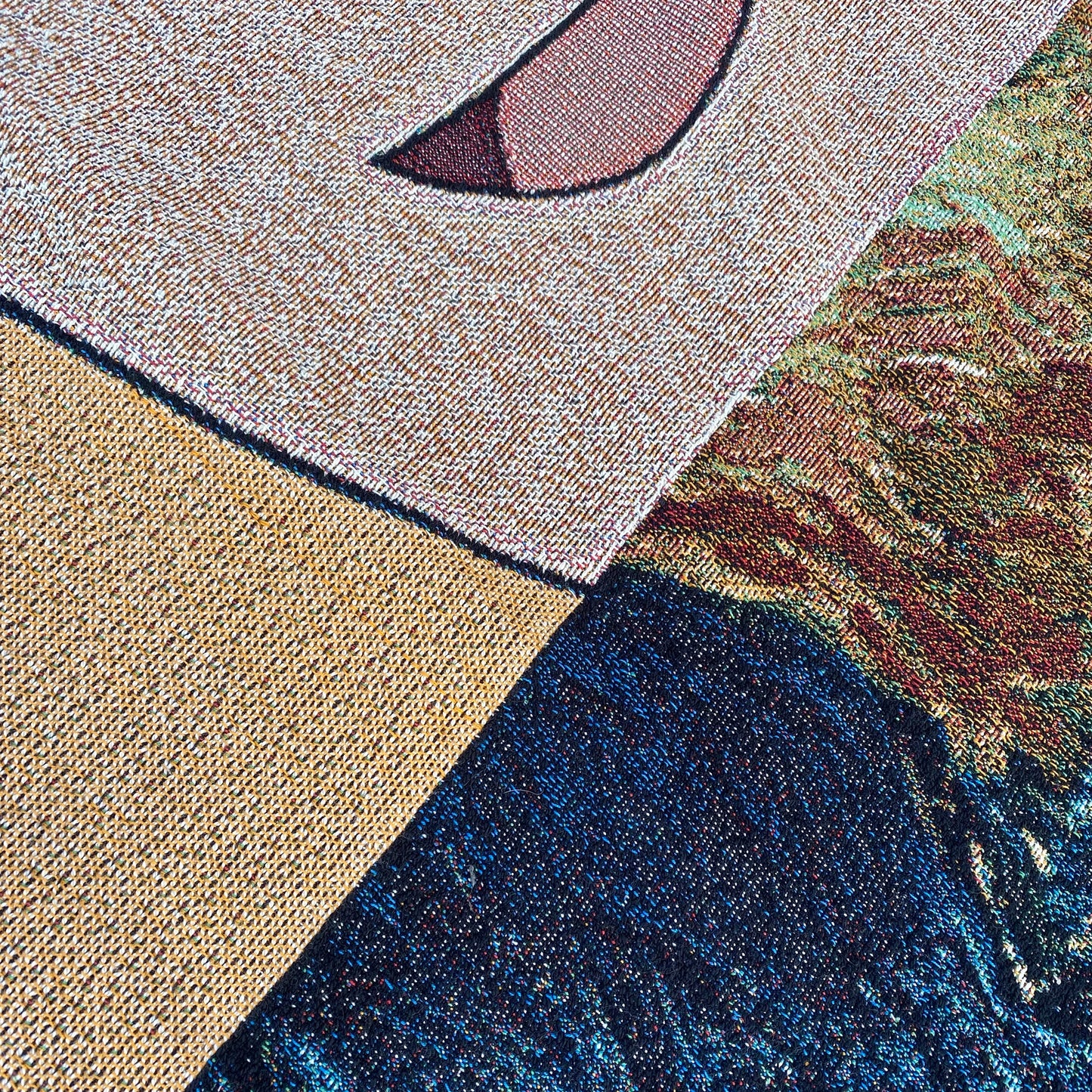 One Ear Man 60" x 80" woven blanket