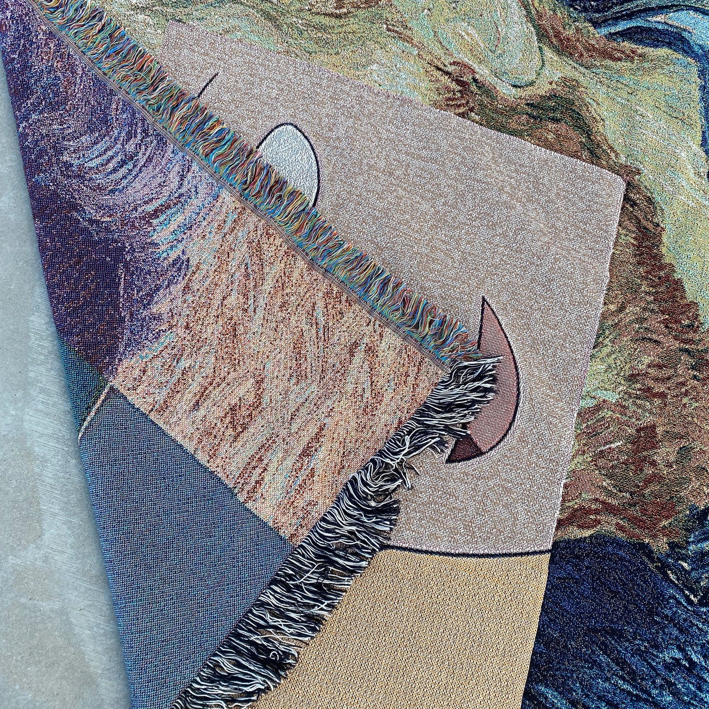 One Ear Man 60" x 80" woven blanket