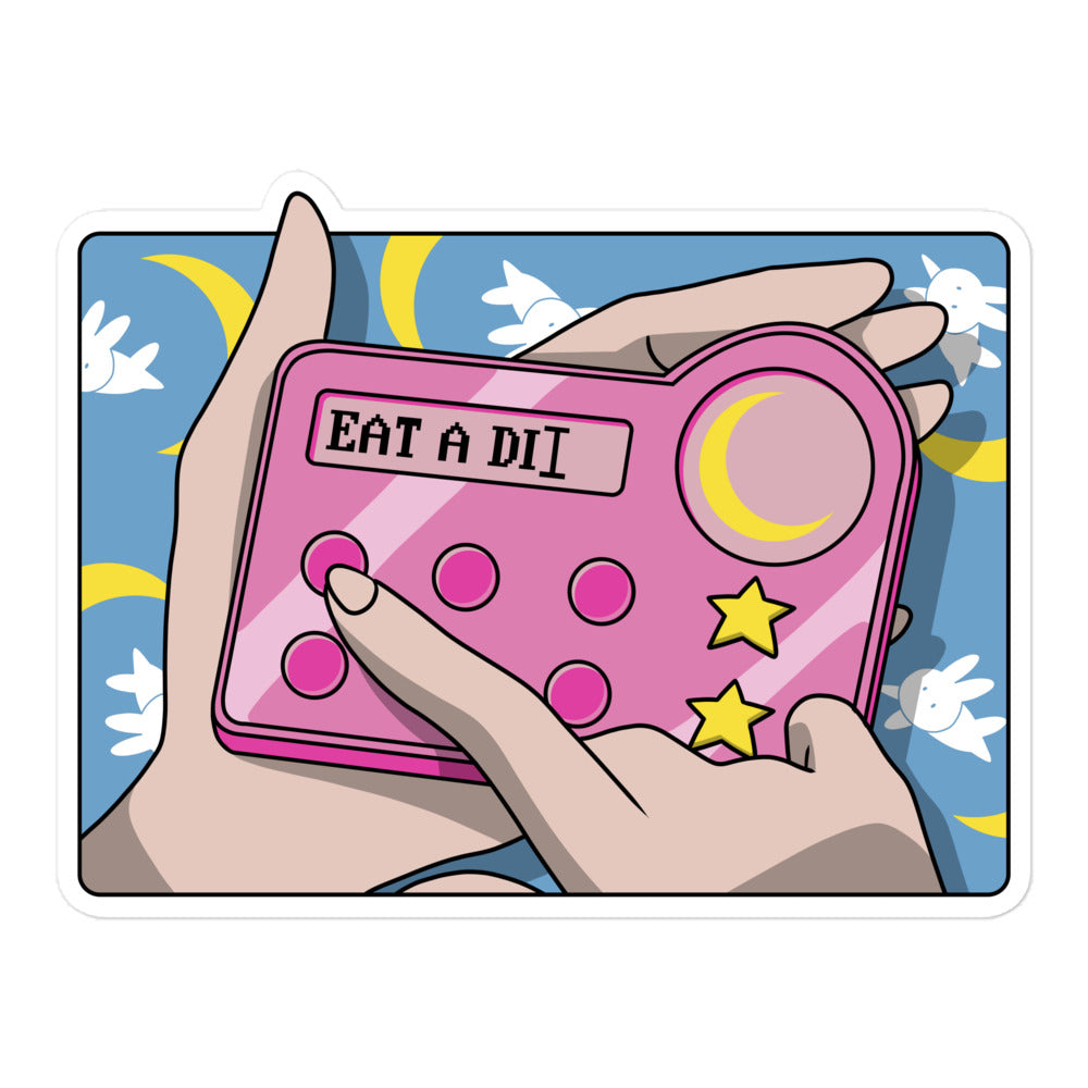 CoMOONication Breakdown vinyl sticker