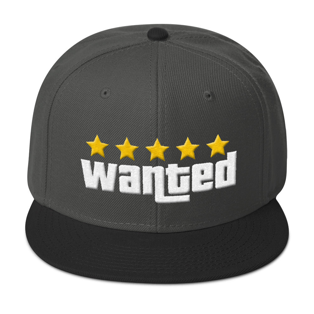 Wanted 5-Stars snapback hat