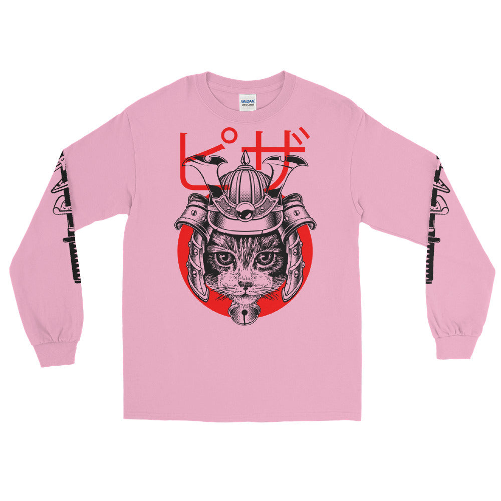 Warrior Pizza Felines long sleeve t-shirt