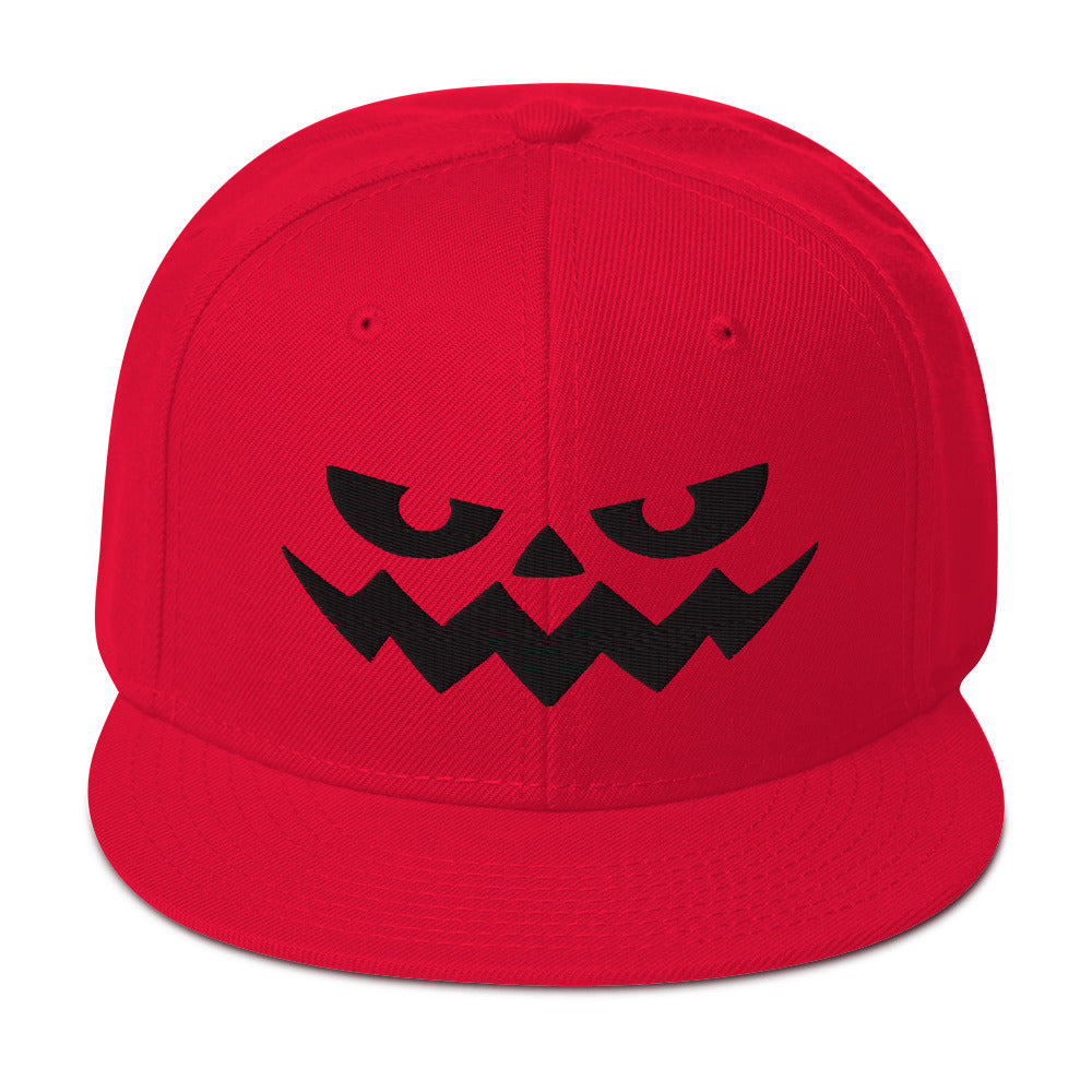 Jack O Lantern snapback hat