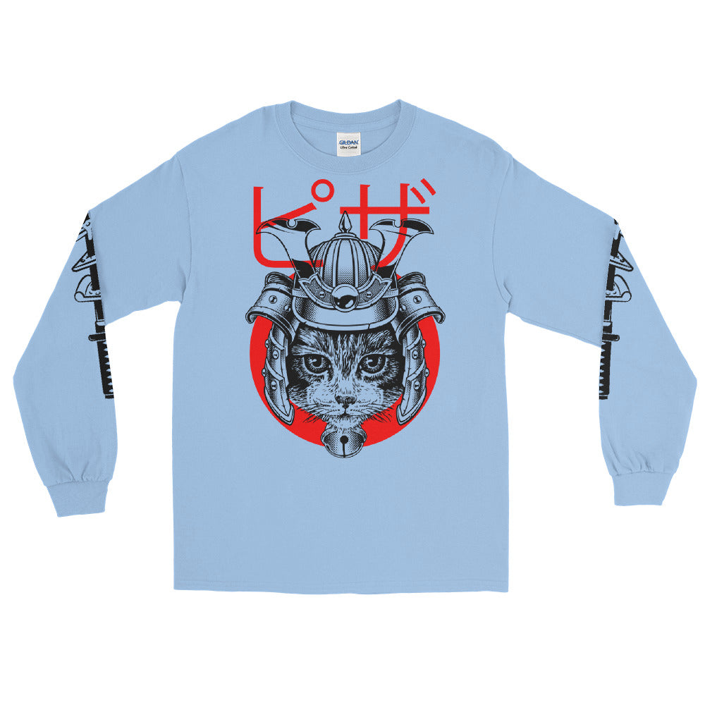 Warrior Pizza Felines long sleeve t-shirt
