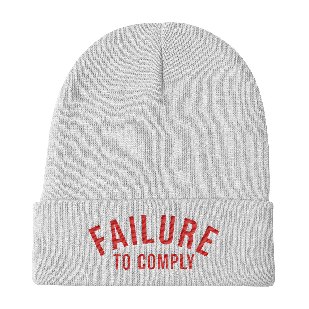 Failure To Comply beanie