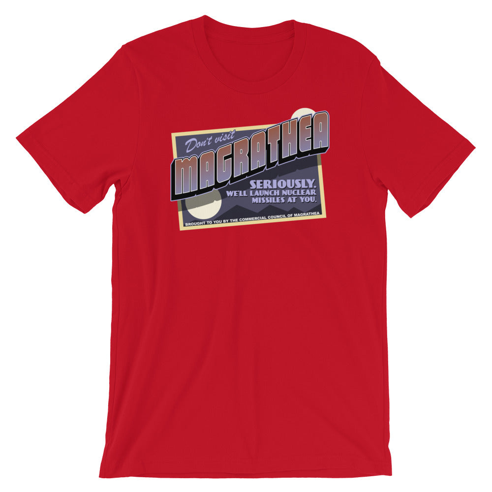 Don't Visit Magrathea t-shirt