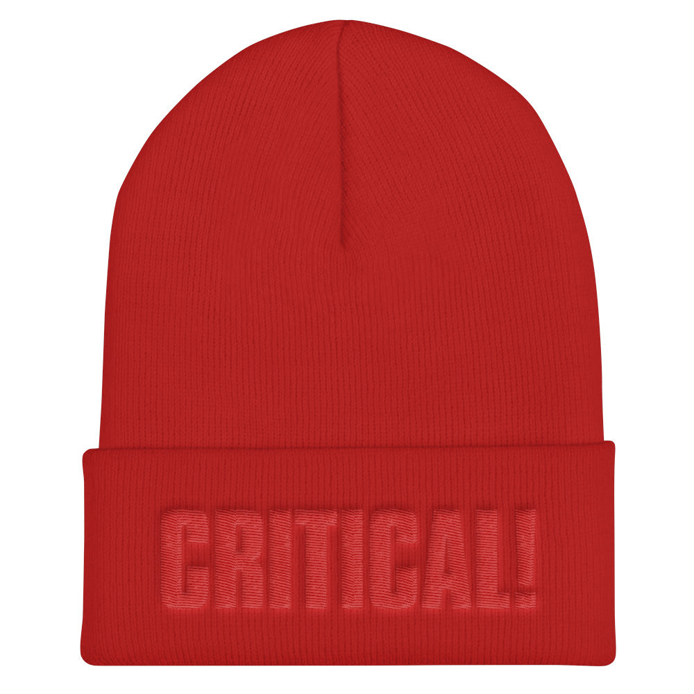 Critical Hit! cuffed beanie