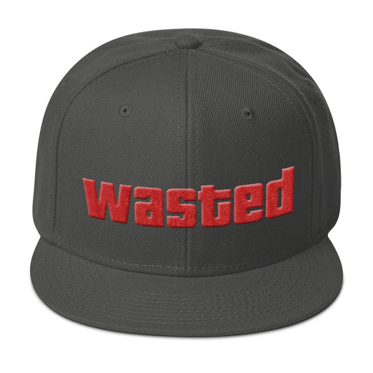 Wasted snapback hat