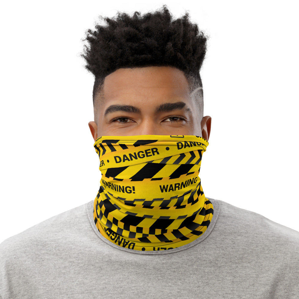 Caution Tape neck gaiter