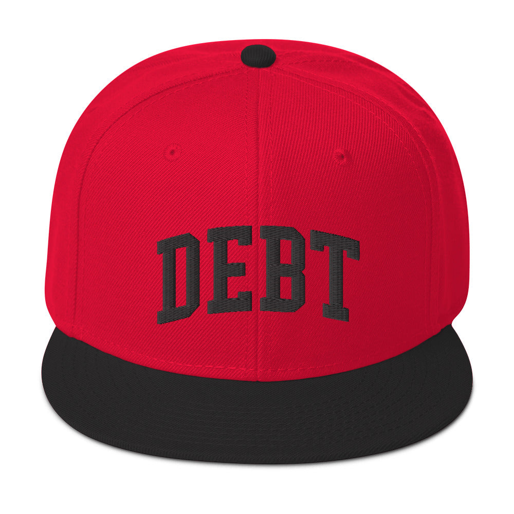Debt University snapback hat