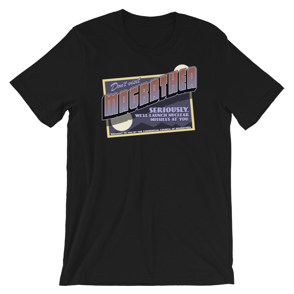 Don't Visit Magrathea t-shirt