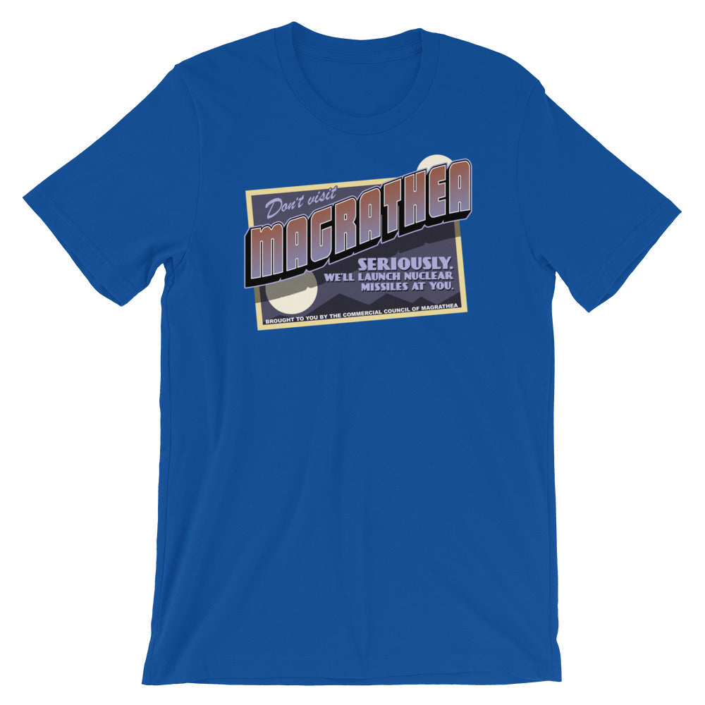Don't Visit Magrathea t-shirt