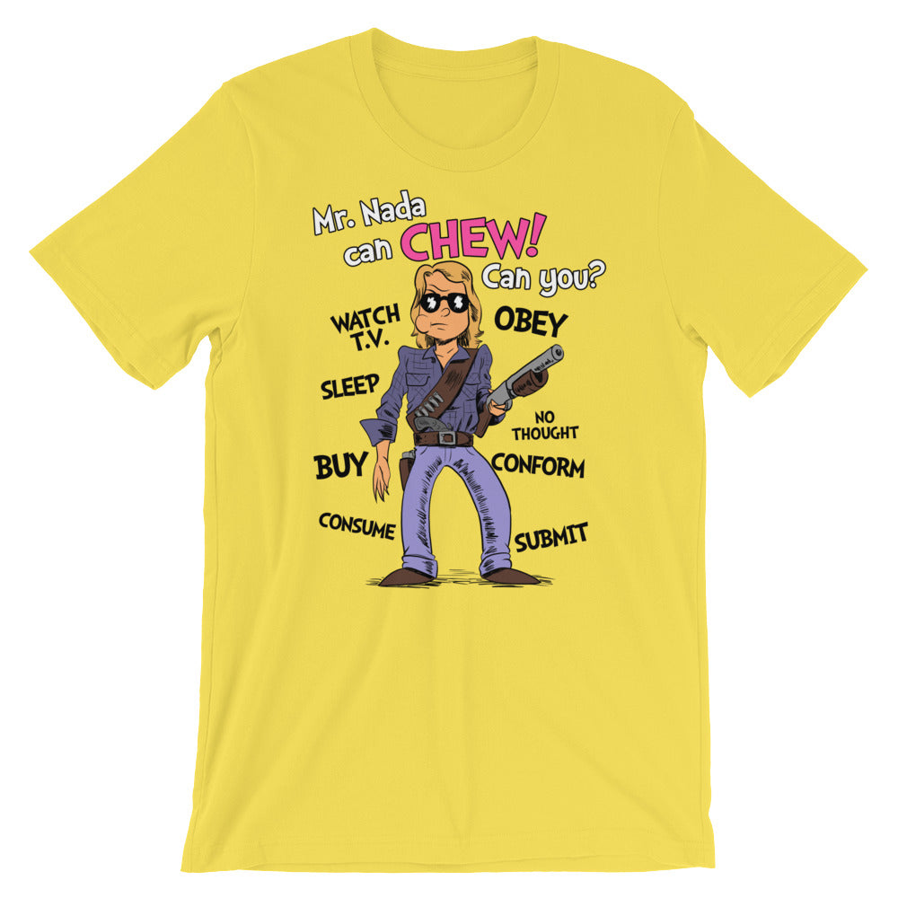Mr Nada Can Chew t-shirt