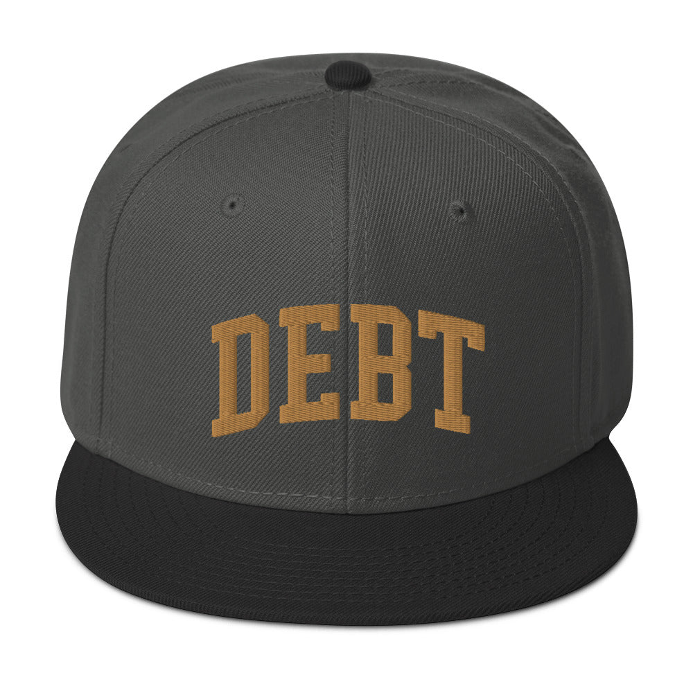 Debt University snapback hat