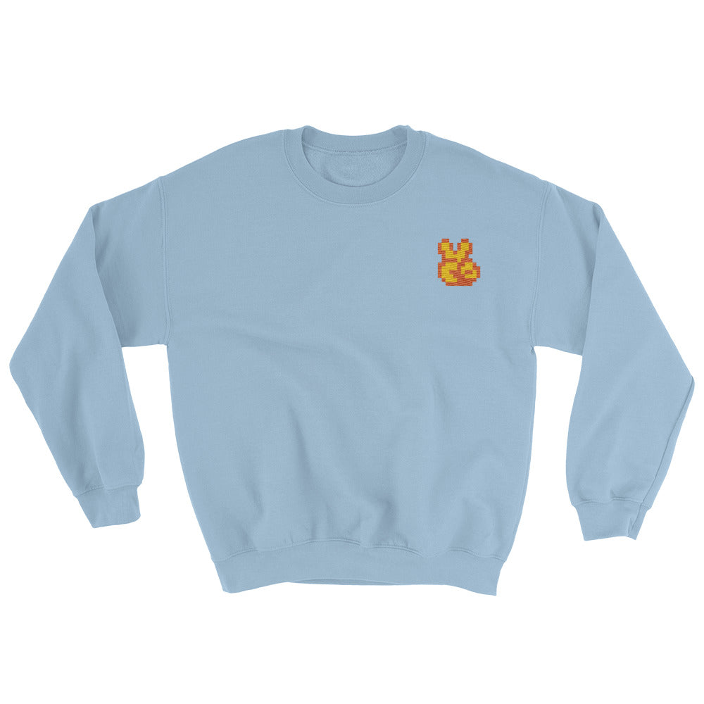 You Win! embroidered crewneck sweatshirt