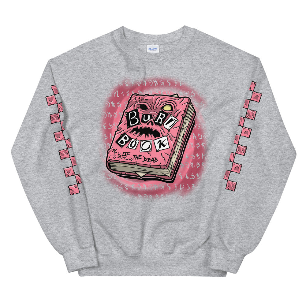 Burn Book of the Dead crewneck sweatshirt