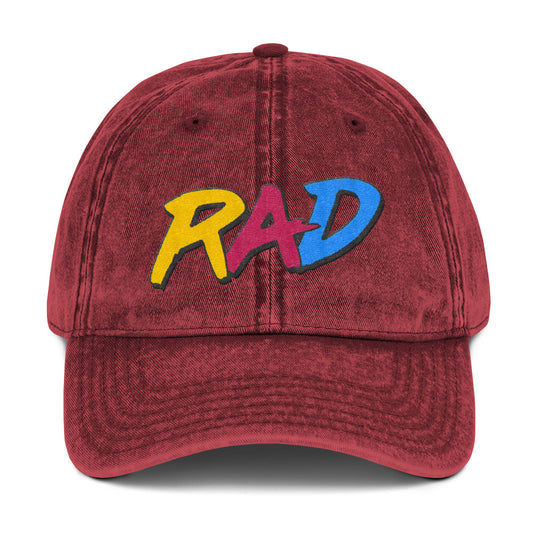 RAD acid wash dad hat