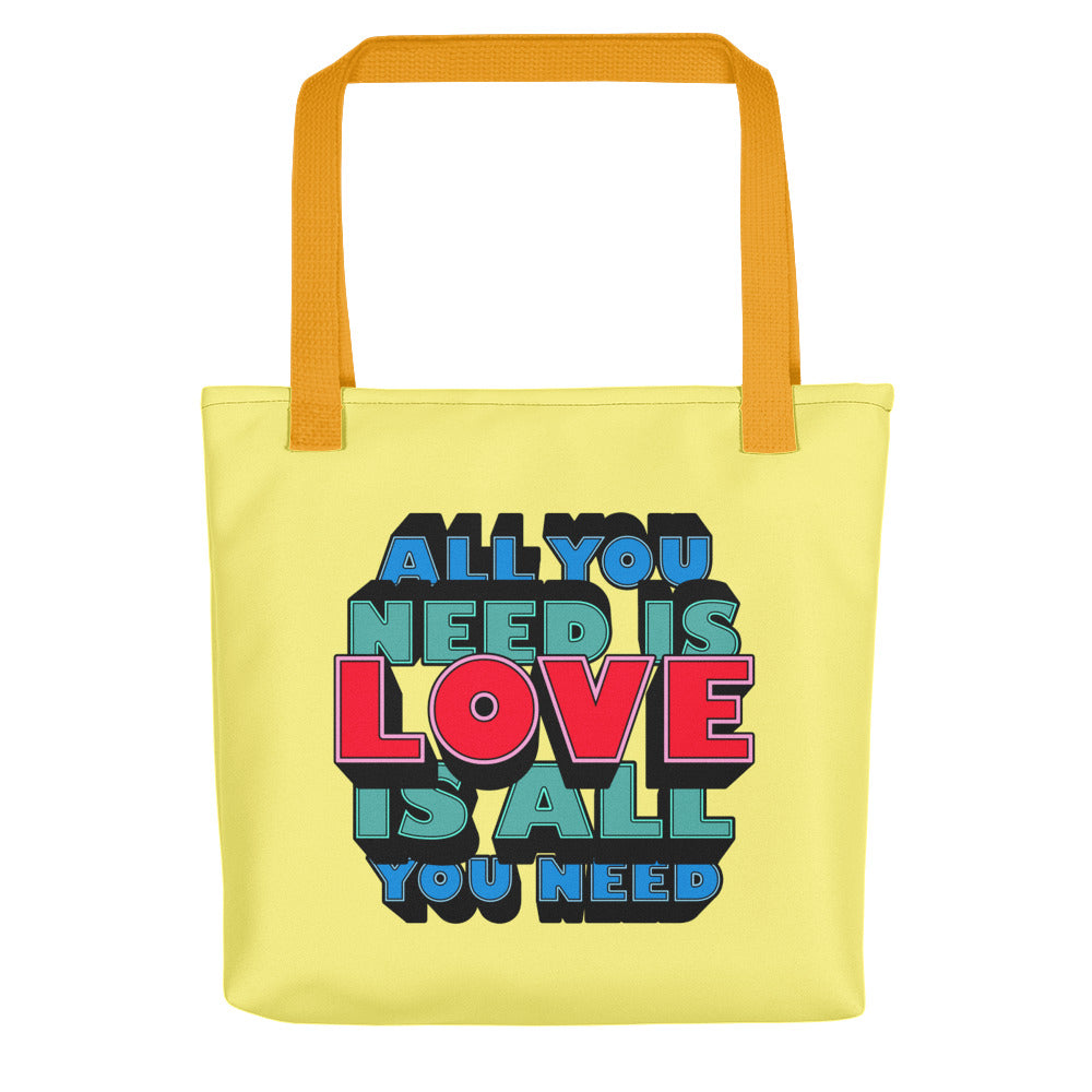 All You Need Is Love tote bag