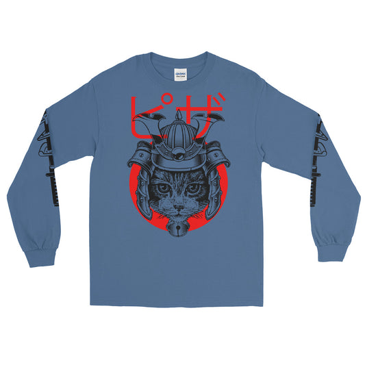 Warrior Pizza Felines long sleeve t-shirt