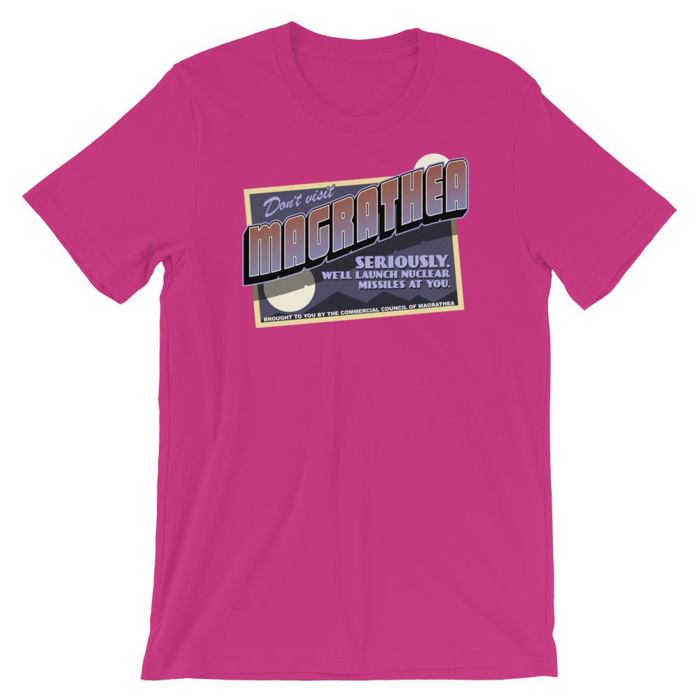 Don't Visit Magrathea t-shirt